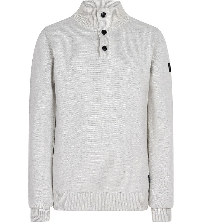 Indian Blue Jeans Bluse - Strik - Grå