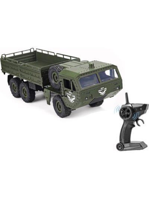 JJRC Q75 Remote Controlled Military Truck - Green