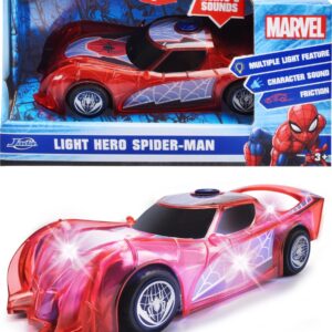 Jada - Marvel Light Hero Spider-man Legetøjsbil - 1:32
