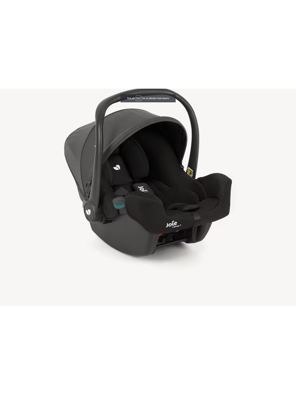 Joie i-Snug 2 Autostol - 40 - 75 cm - Sort