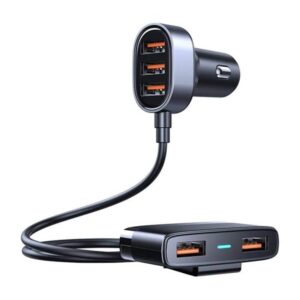 Joyroom Car charger JR-CL03 5-Port USB (black)