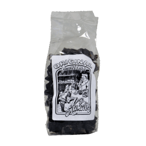 Kandis på snor, mørk, 250g