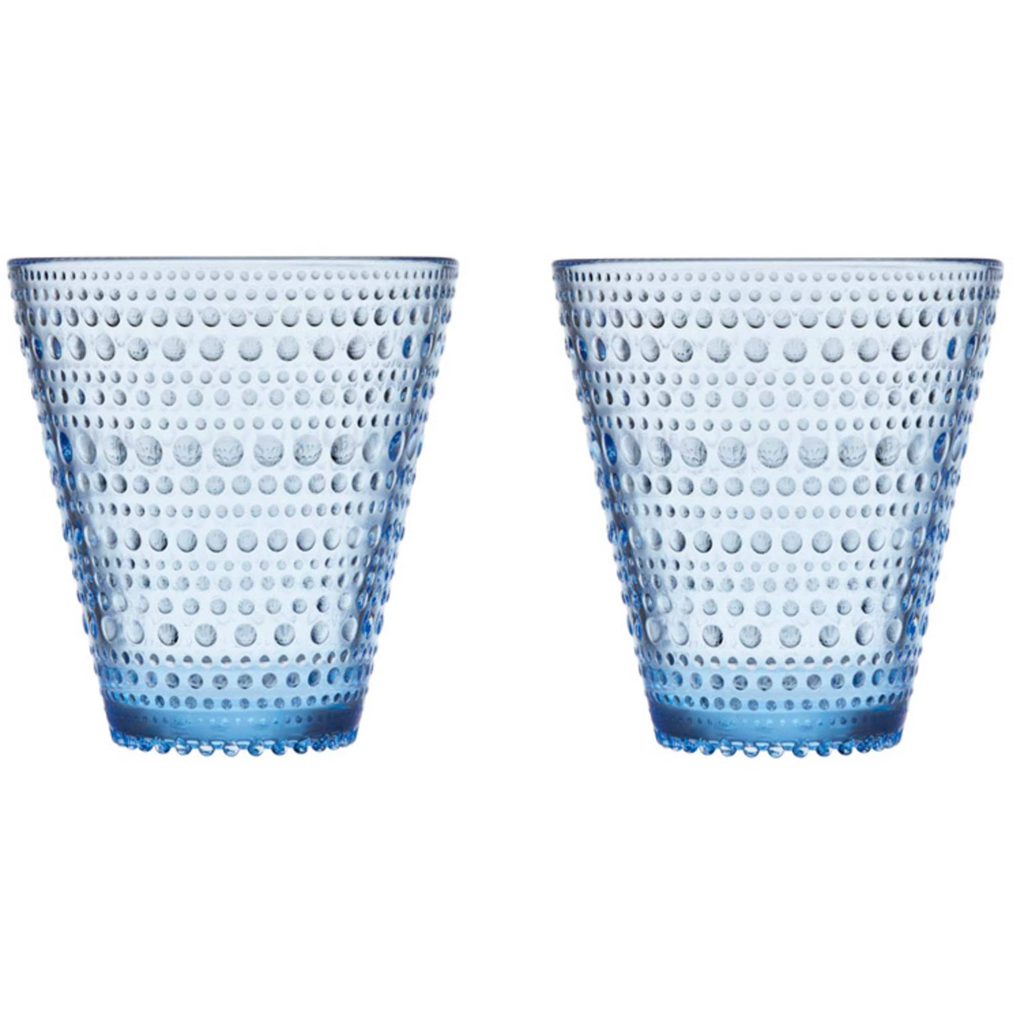 Kastehelmi drikkeglas 2 stk. aqua