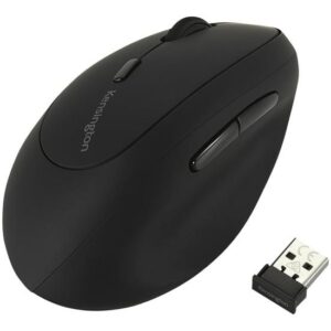 Kensington Pro Fit Ergo Wireless Mouse - lodret mus - 2.4 GHz