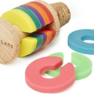Kikkerland - Regnbue Vinprop - 2-i-1