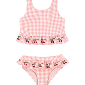Konges Sløjd Badetøj - Soline Bikini - Geranium Pink m. Tern