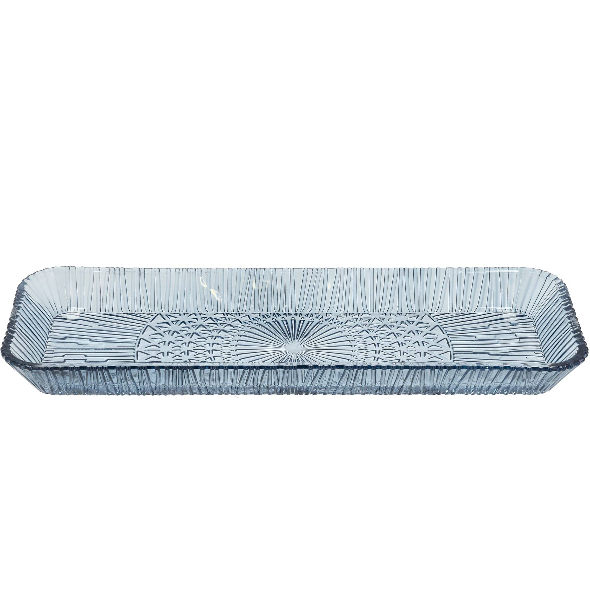 Kusintha Serveringsfad 38 x 14 cm, blå