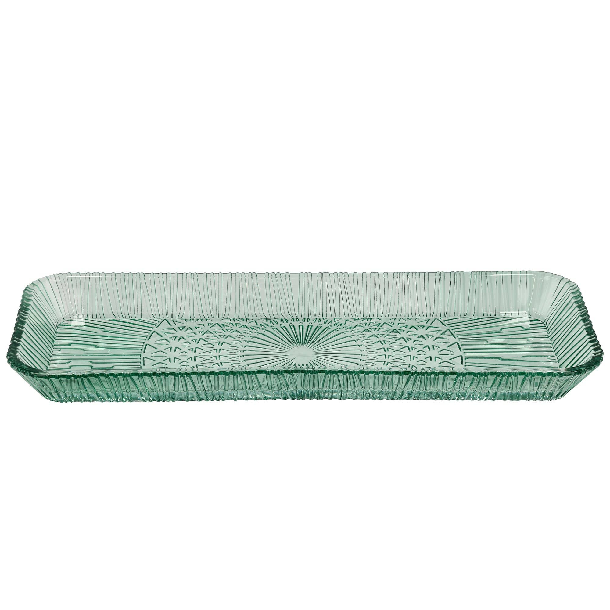 Kusintha Serveringsfad 38 x 14 cm, grøn