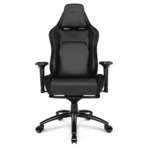 L33T E-Sport Pro Comfort Gaming Chair (PU) Black Gamer Stol - Sort - PU Læder - 170 kg
