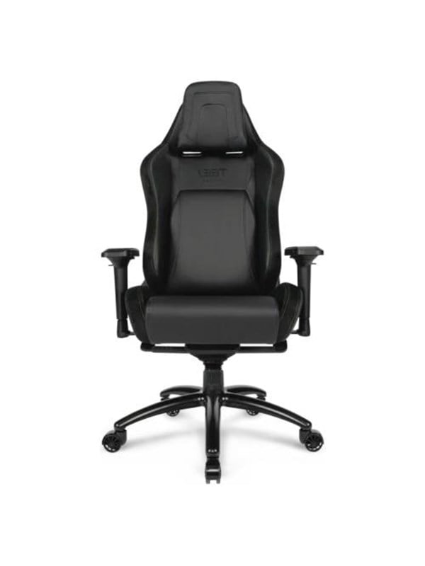 L33T E-Sport Pro Comfort Gaming Chair (PU) Black Gamer Stol - Sort - PU Læder - 170 kg