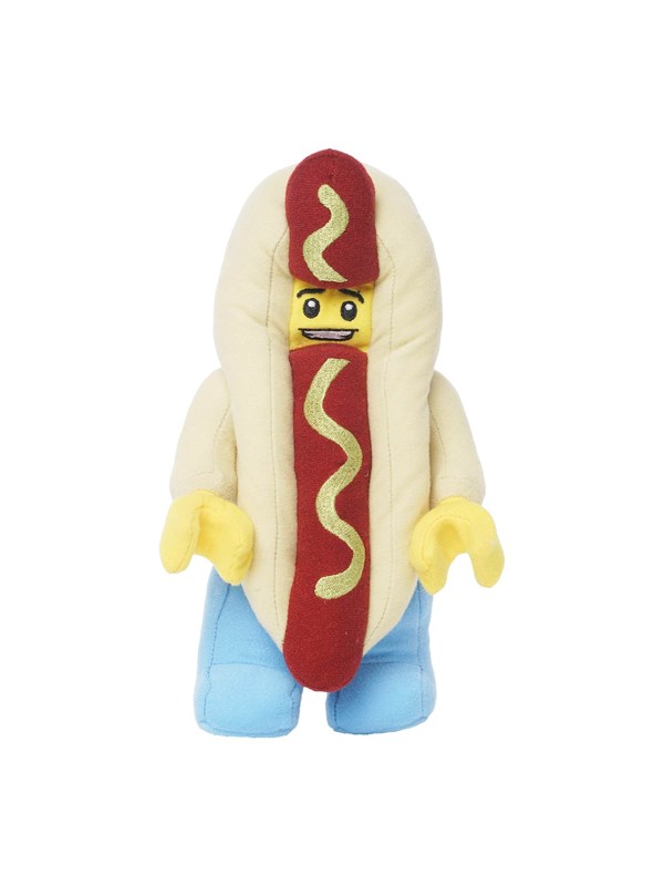 LEGO Lego Hot dog plys bamse, H 23 cm