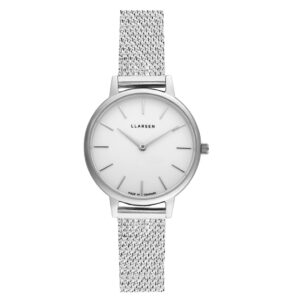 LLARSEN Caroline Watch Shiny Steel Dameur