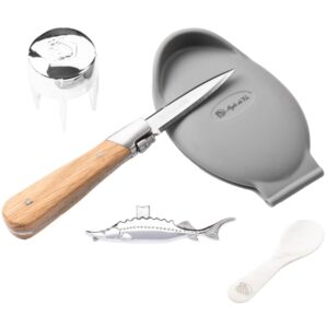 Laguiole Gavesæt med østerskniv 5 dele, egetræ