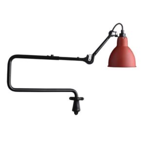 Lampe Gras N303 Væglampe Mat Sort & Rød