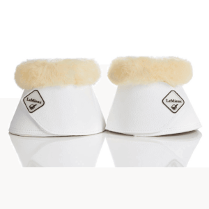 LeMieux WrapRound klokke m. lammeskinds kant, Hvid