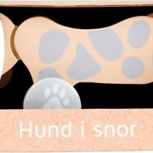 Legetøjs Hund På Hjul I Træ