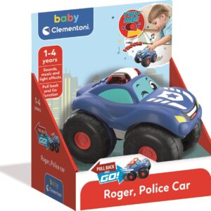 Legetøjsbil Med Lyd Og Lys - Roger Politibil - Baby Clementoni