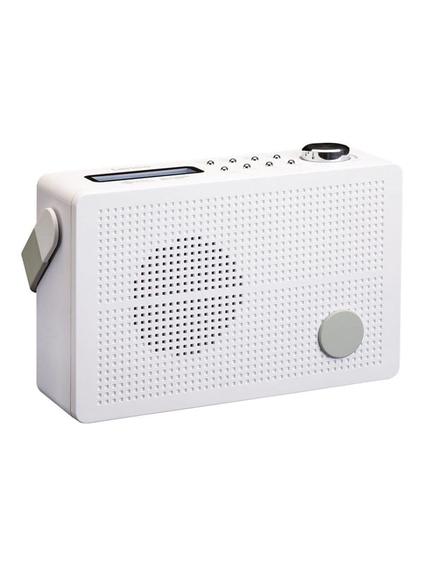 Lenco PDR-030WH - Portable DAB+/FM radio with alarm function - White - DAB/DAB+/FM - Mono - Hvid