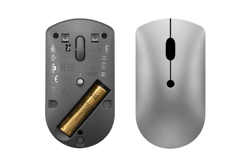 Lenovo 600 Silent - mus - Bluetooth 5.0 - jerngrå
