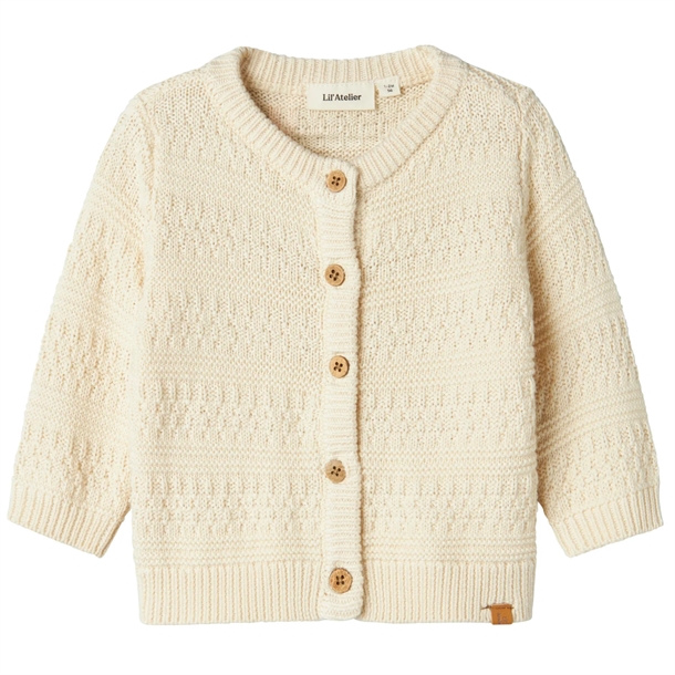Lil Atelier Cardigan - Strik - NbmFrako - Turtledove