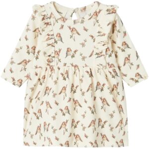 Lil Atelier Kjole NBFGAVO ENA BODY DRESS Turtledove Bird