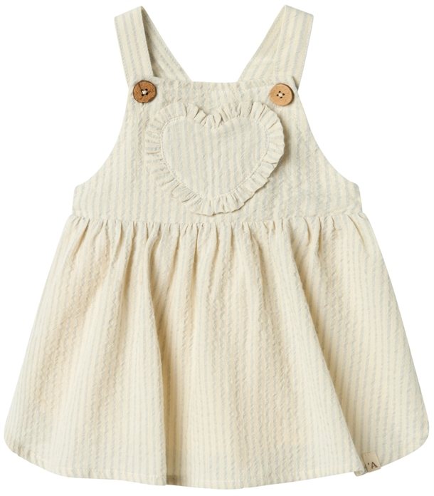 Lil Atelier Spencer - NbfFolly - Hjerte kjole - Vapor Blue