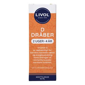 Livol D-dråber 2 uger - 4 år - 10 ml