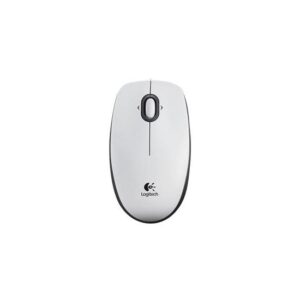 Logitech B100 - mus - USB - hvid