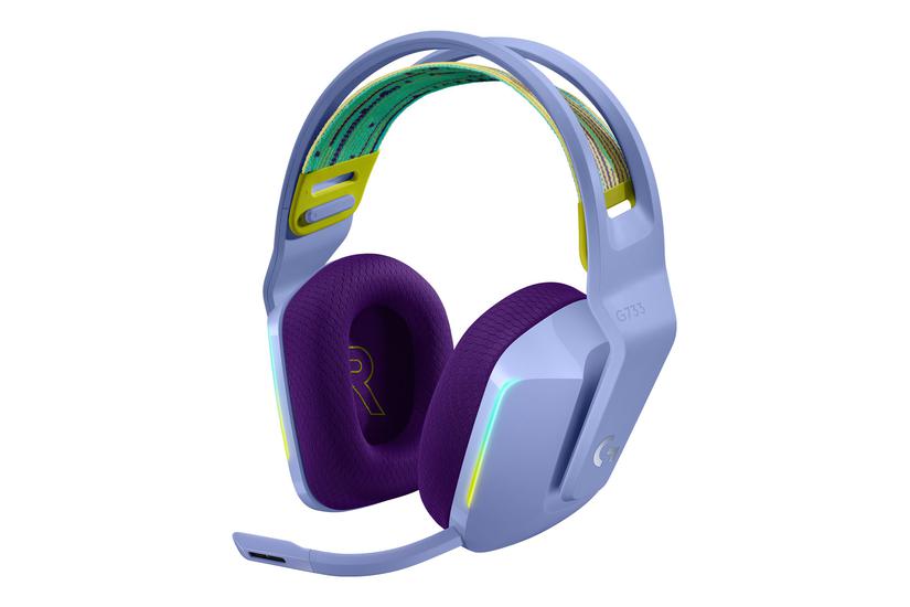 Logitech G G733 LIGHTSPEED Wireless RGB Gaming Lilla Headset