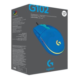 Logitech Gaming Mouse G102 LIGHTSYNC - mus - USB - blå