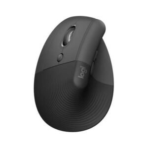 Logitech Lift Vertical Ergonomic Mouse - lodret mus - Bluetooth, 2.4 GHz - grafit