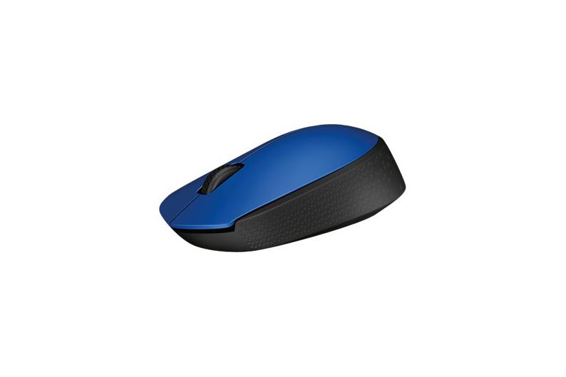 Logitech M171 - mus - 2.4 GHz - sort, blå