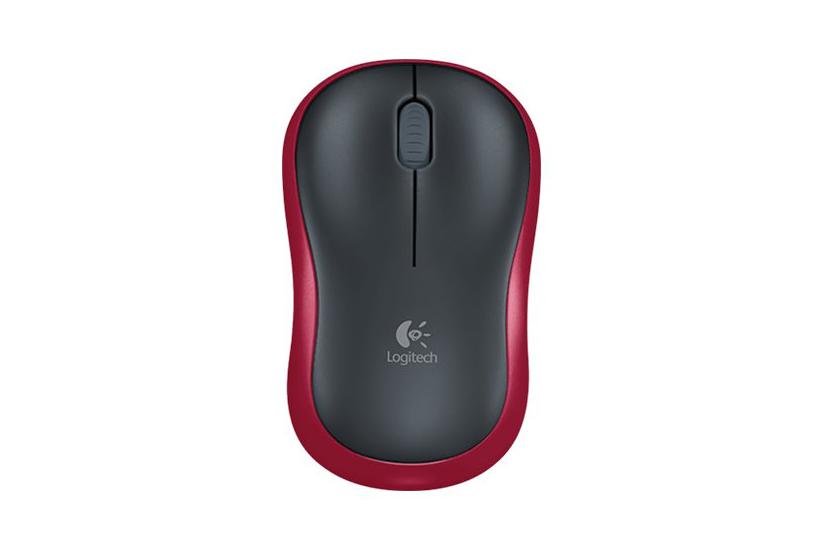 Logitech M185 - mus - 2.4 GHz - rød
