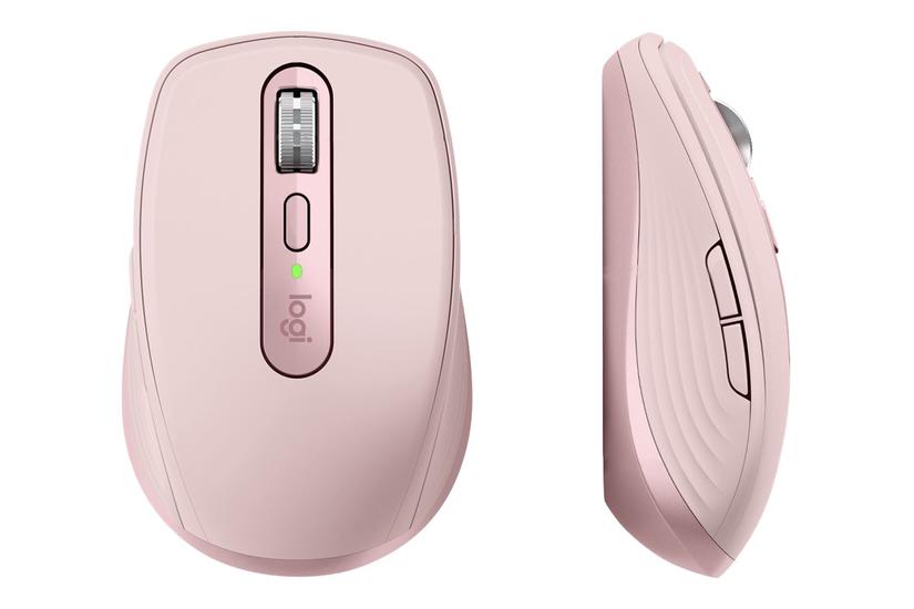 Logitech MX Anywhere 3 - mus - 2.4 GHz, Bluetooth - rose