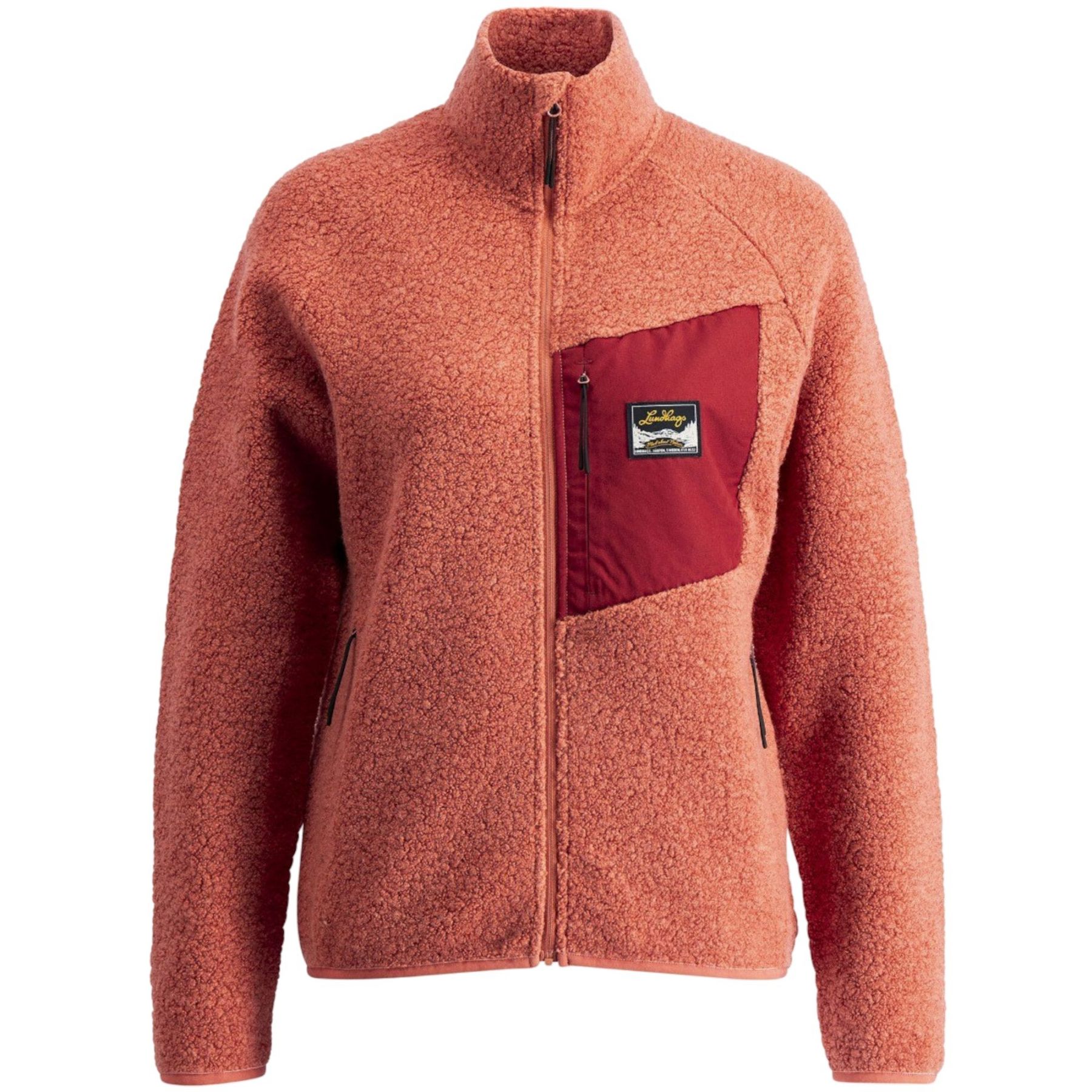 Lundhags Flok Wool Ws Pile, mellemlag, dame, lyserød