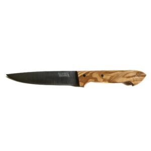 Madkniv, rustfrit stål/oliventræ, 4 stk.