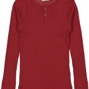 MarMar Bluse Modal m. knapper Hibiscus Red