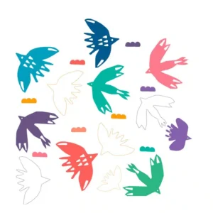 Matisse Inspired Birds Decoupe Plakat