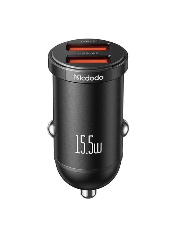 Mcdodo CC-2950 car charger 2x USB 15.5W (black)