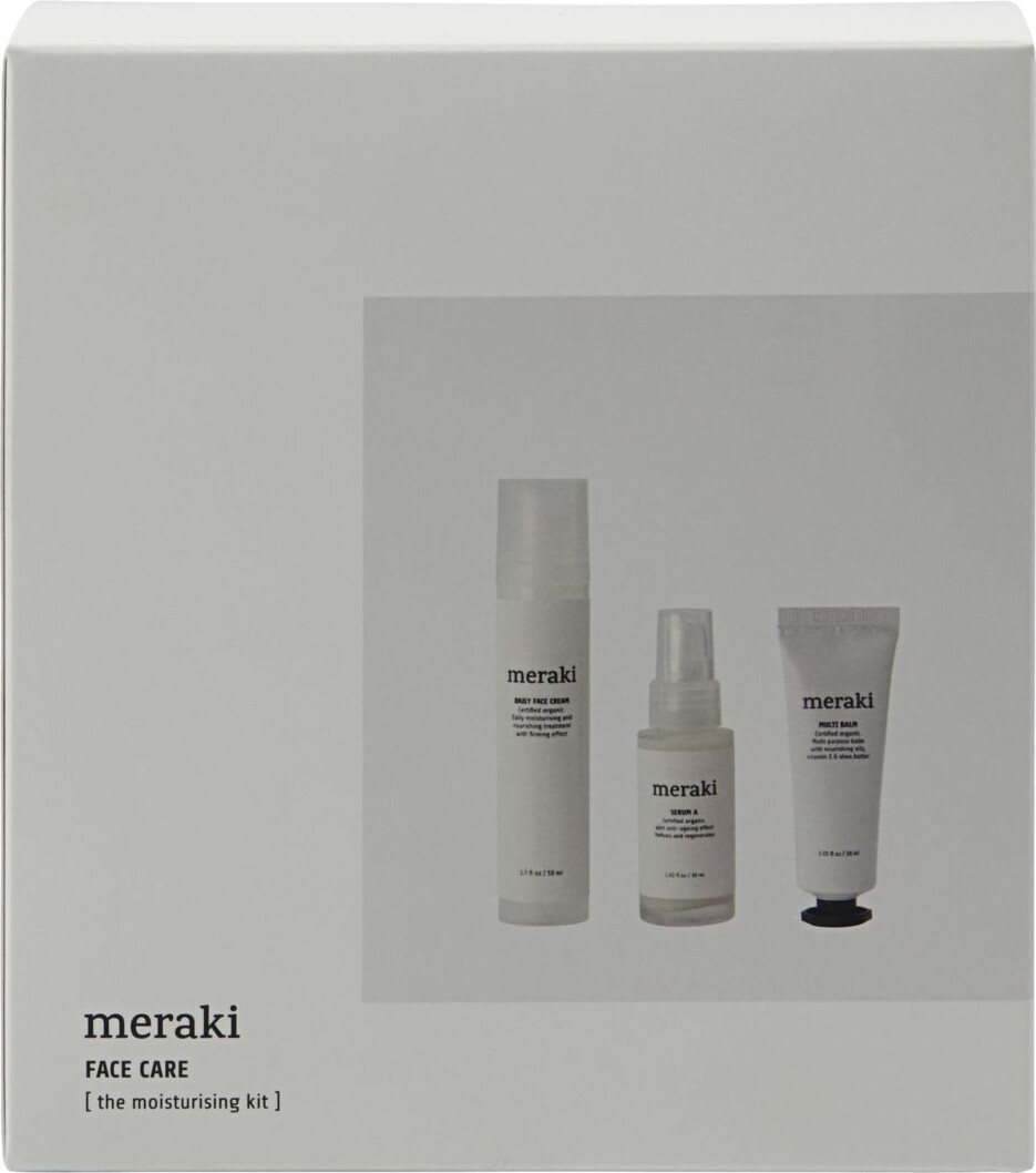 Meraki - Gaveæske - Ansigtscreme, Serum Og Multi Balm