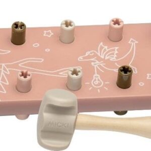 Micki - Hammerbræt I Træ - Rosa