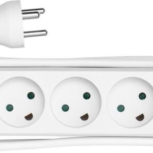 Microconnect - Strømskinne 1.8m Hvid