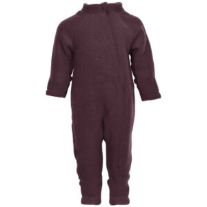 Mikk-Line - Køredragt Wool Baby Suit - Fudge - 68