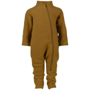 Mikk-Line - Køredragt Wool Baby Suit - Golden Brown - 68