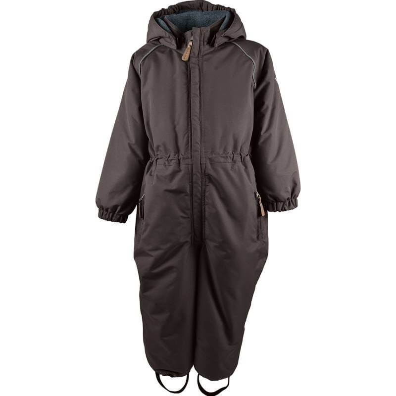 Mikk-Line - Nylon Junior Solid Flyverdragt - Chocolate Brown - 128