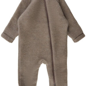 Mikk-Line - Wool Baby Suit - Melange Denver - 68