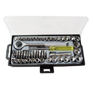 Millarco Topnøglesæt 1/4" og 3/8" - 50 dele