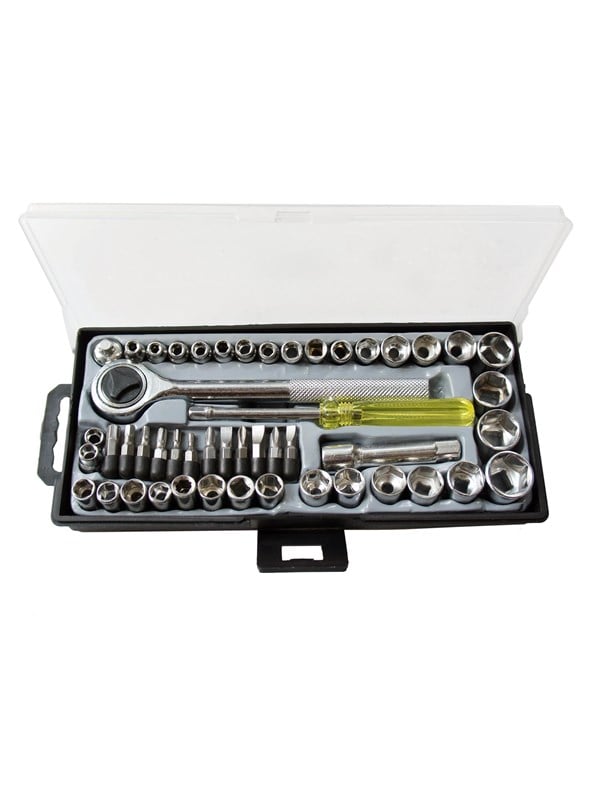 Millarco Topnøglesæt 1/4" og 3/8" - 50 dele