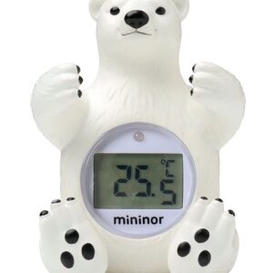 Mininor Badetermometer - Isbjørn - Hvid
