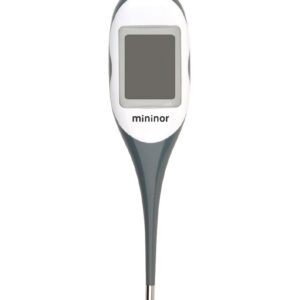 Mininor Termometer - Digitalt og m. Farver - Grå